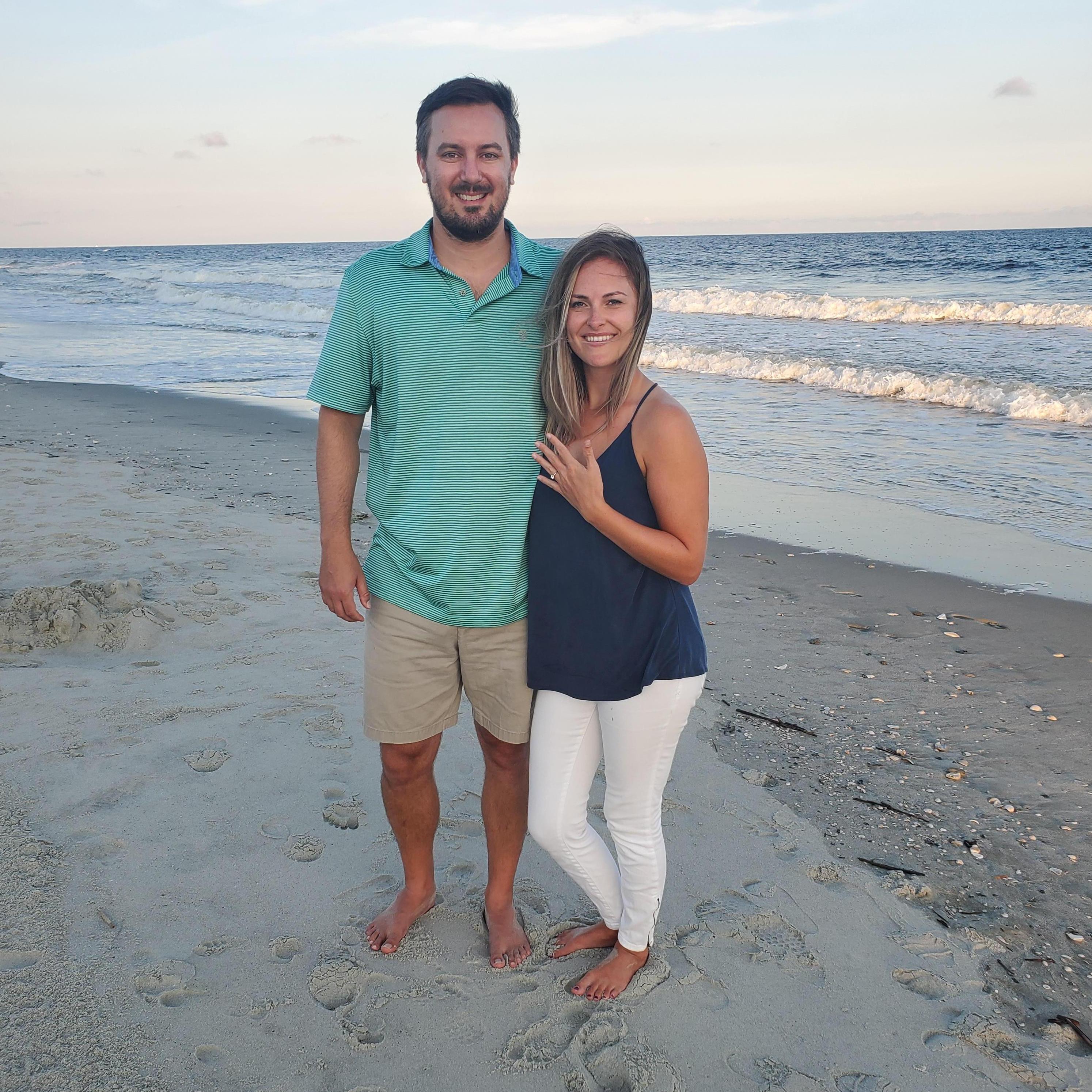 The day we got engaged! Myrtle Beach, September 2020