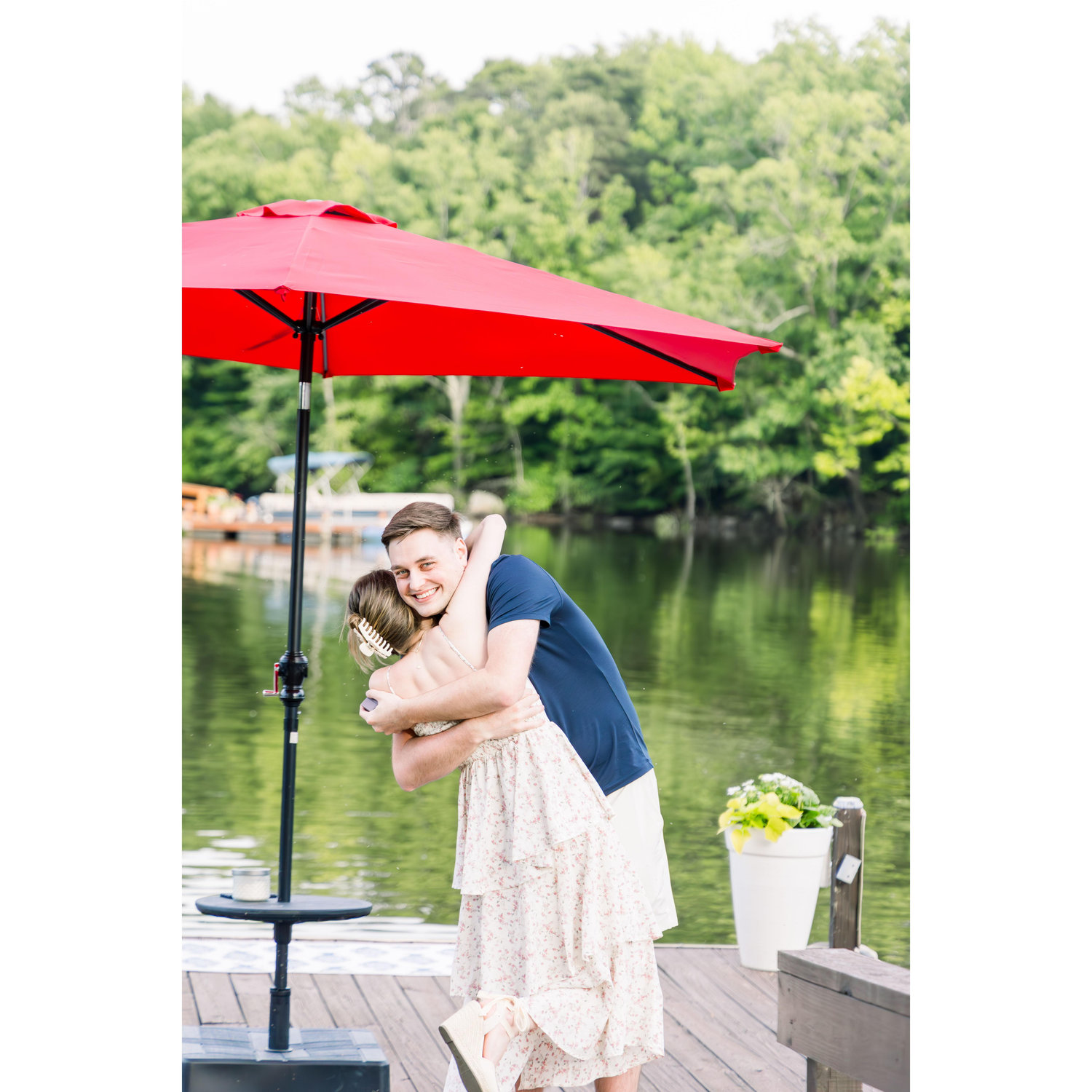 She said yes!