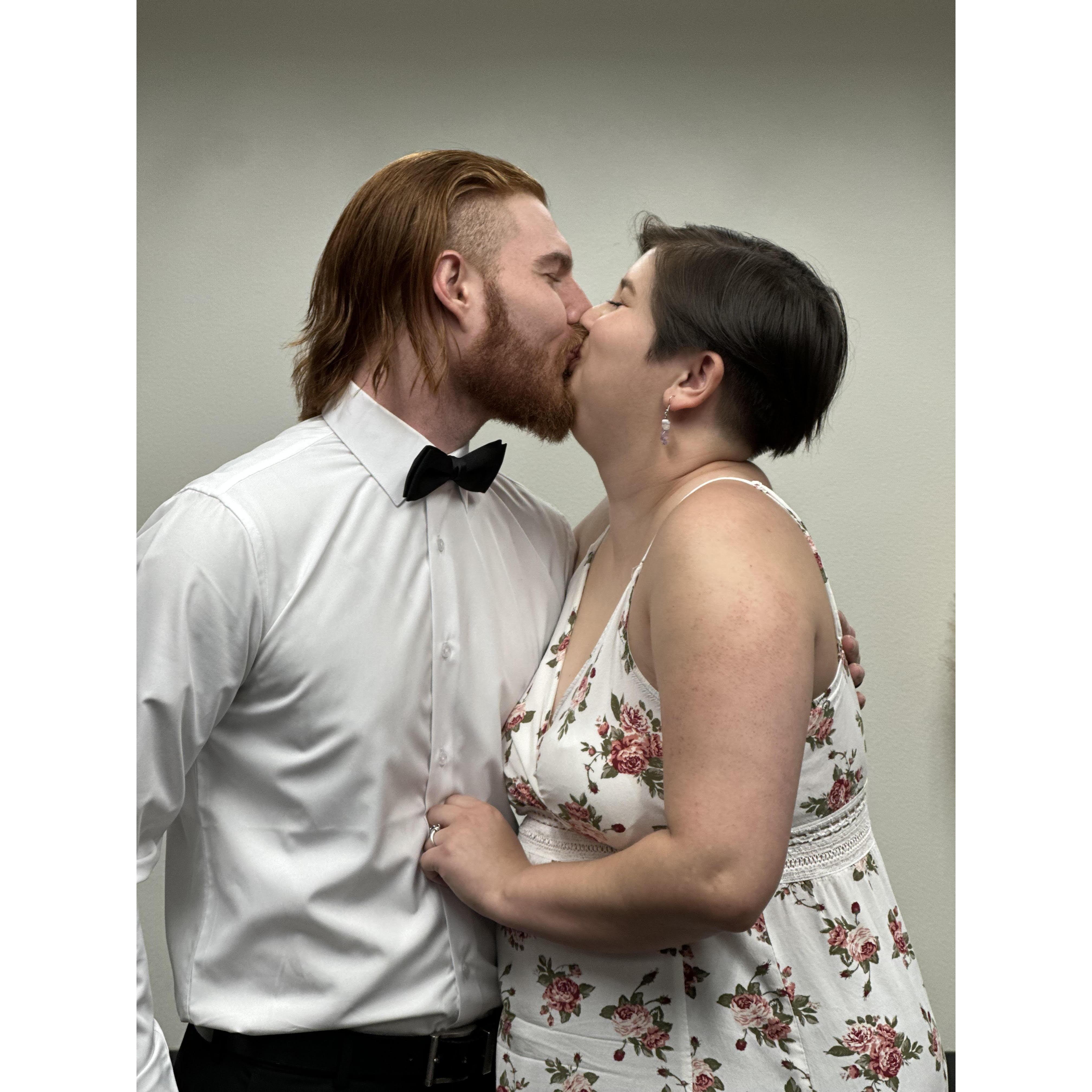 The day of our wedding.