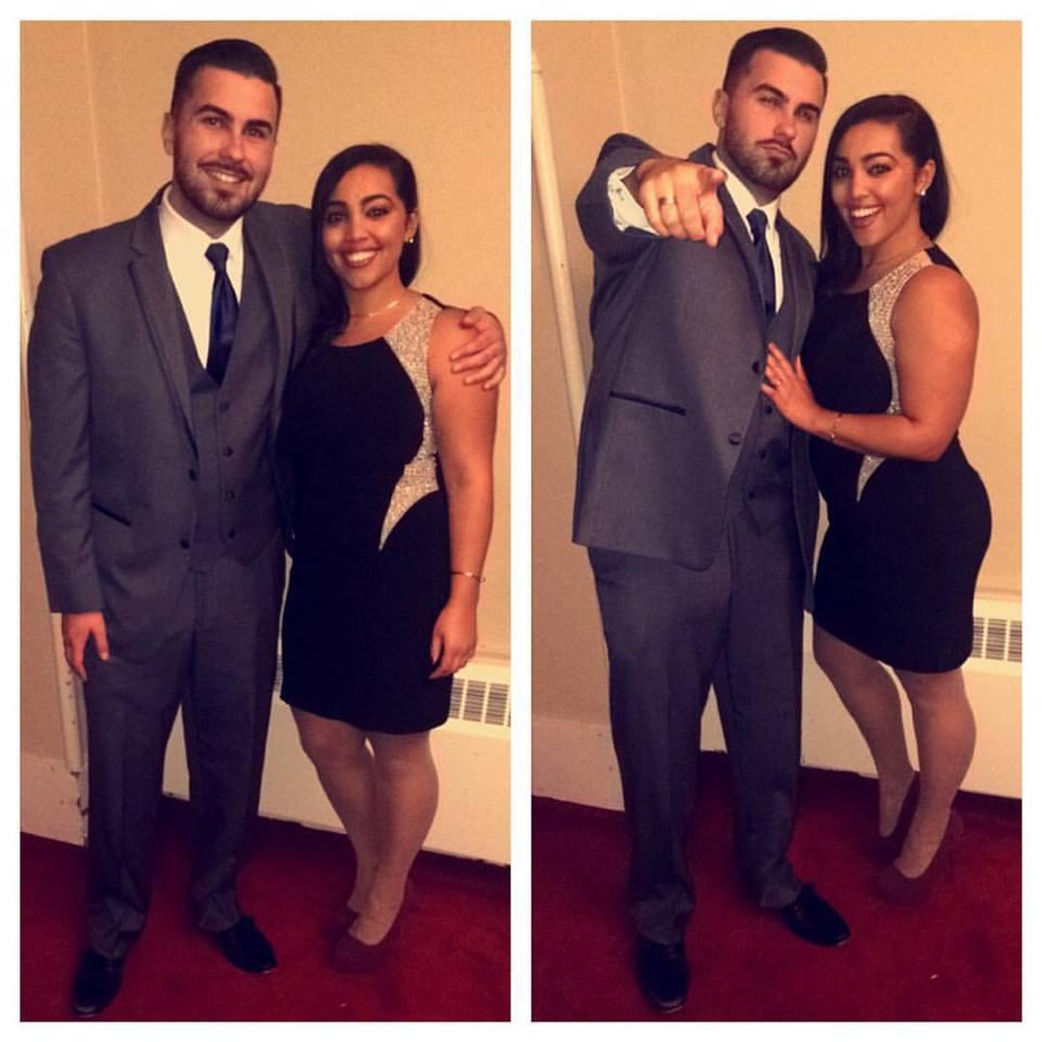At our friend's wedding