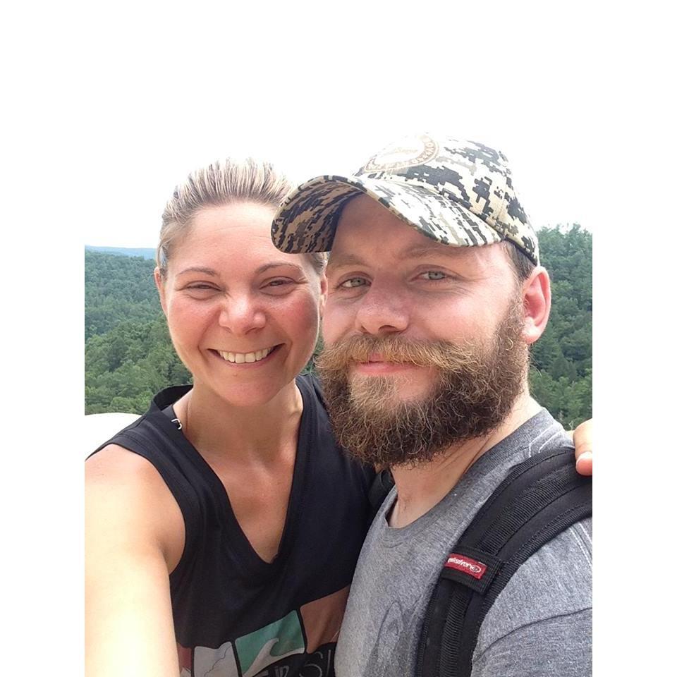 Hiking at Natural Bridge State Park on Jen's first visit to Kentucky