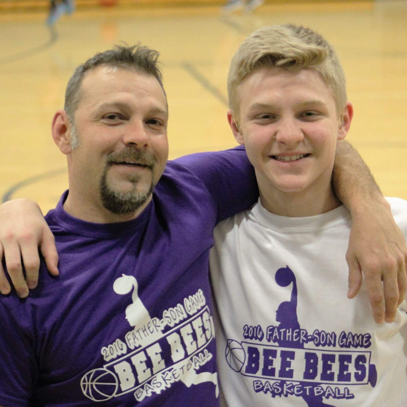 Kaleb and his dad in 2016!