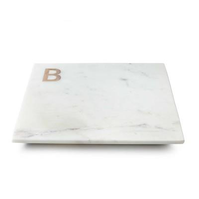 White Marble Monogram Boards, B