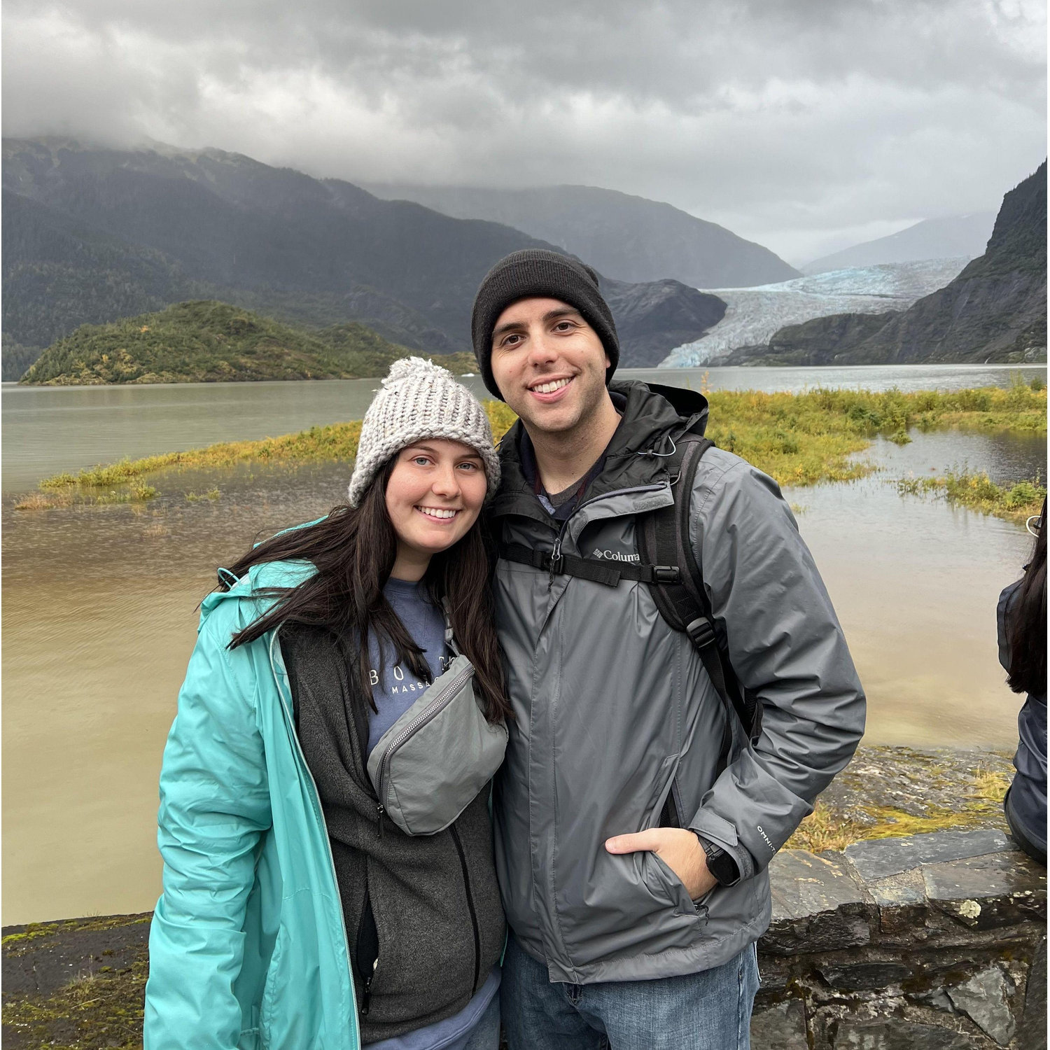 Mendenhall Glacier in Juneau, Alaska. September 2023