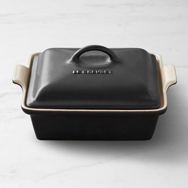 Le Creuset Heritage Stoneware Shallow Square Covered Baker