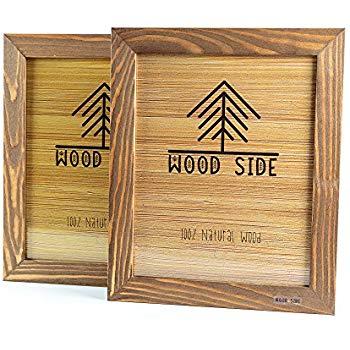 Walnut Picture Frame 4x6 inch - Set of 2