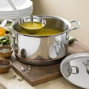 All-Clad Copper Core Soup Pot with Ladle, 4-Qt.