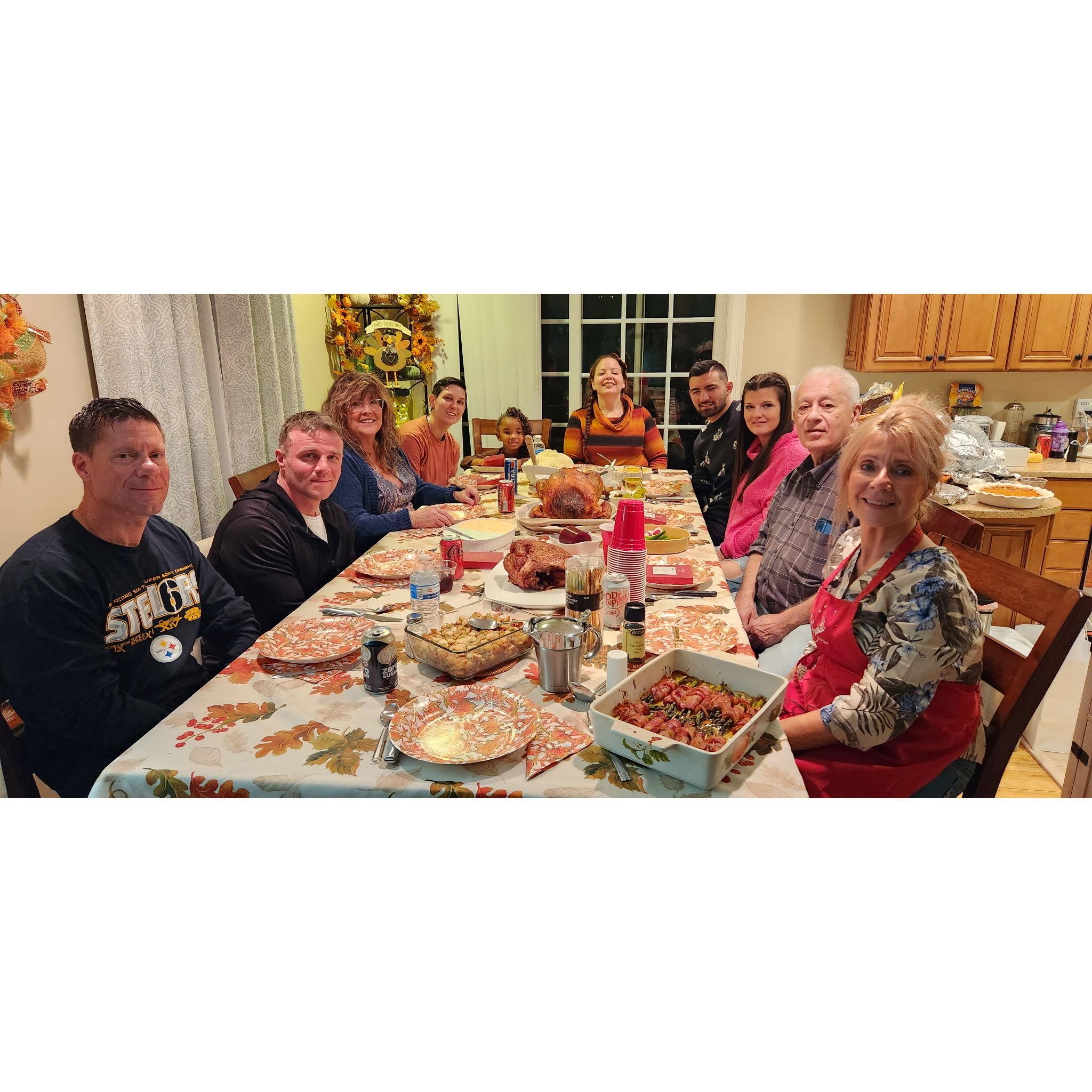 Thanksgiving at Julia and Brian's house