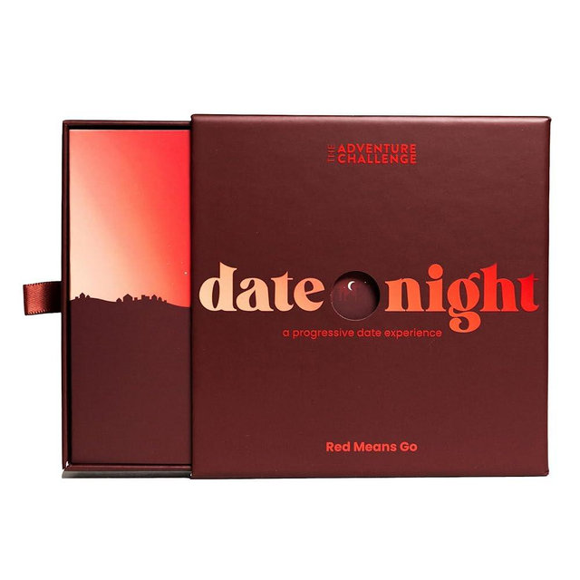 Scratch-Off Date Idea for Couples | Date Night: Red Means Go | Guided Intimate Dinner & Bedroom Experience | Romantic Game, Couples Gift or Wedding Gift