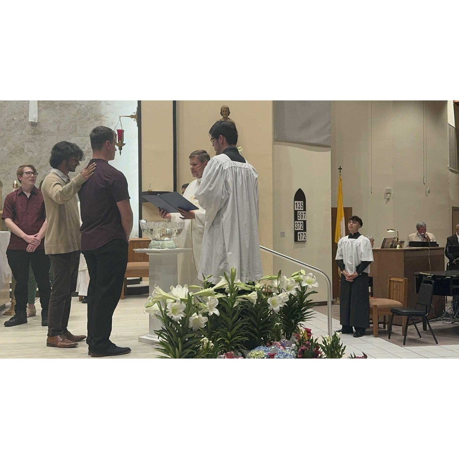 When he got baptized it. was one of the best days of our lives, seeing him accept the Lord.