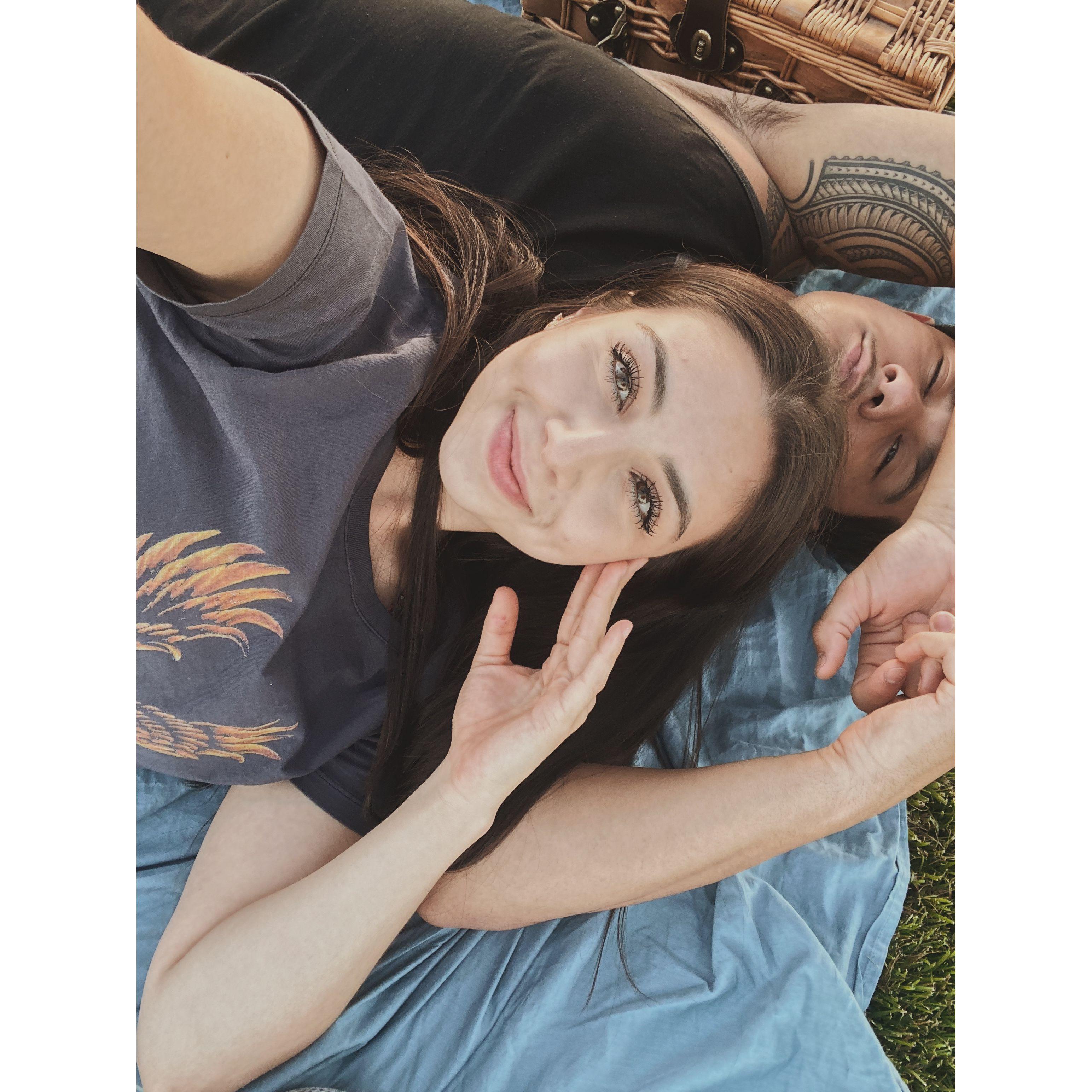 our first time seeing each other after  being quarantine!