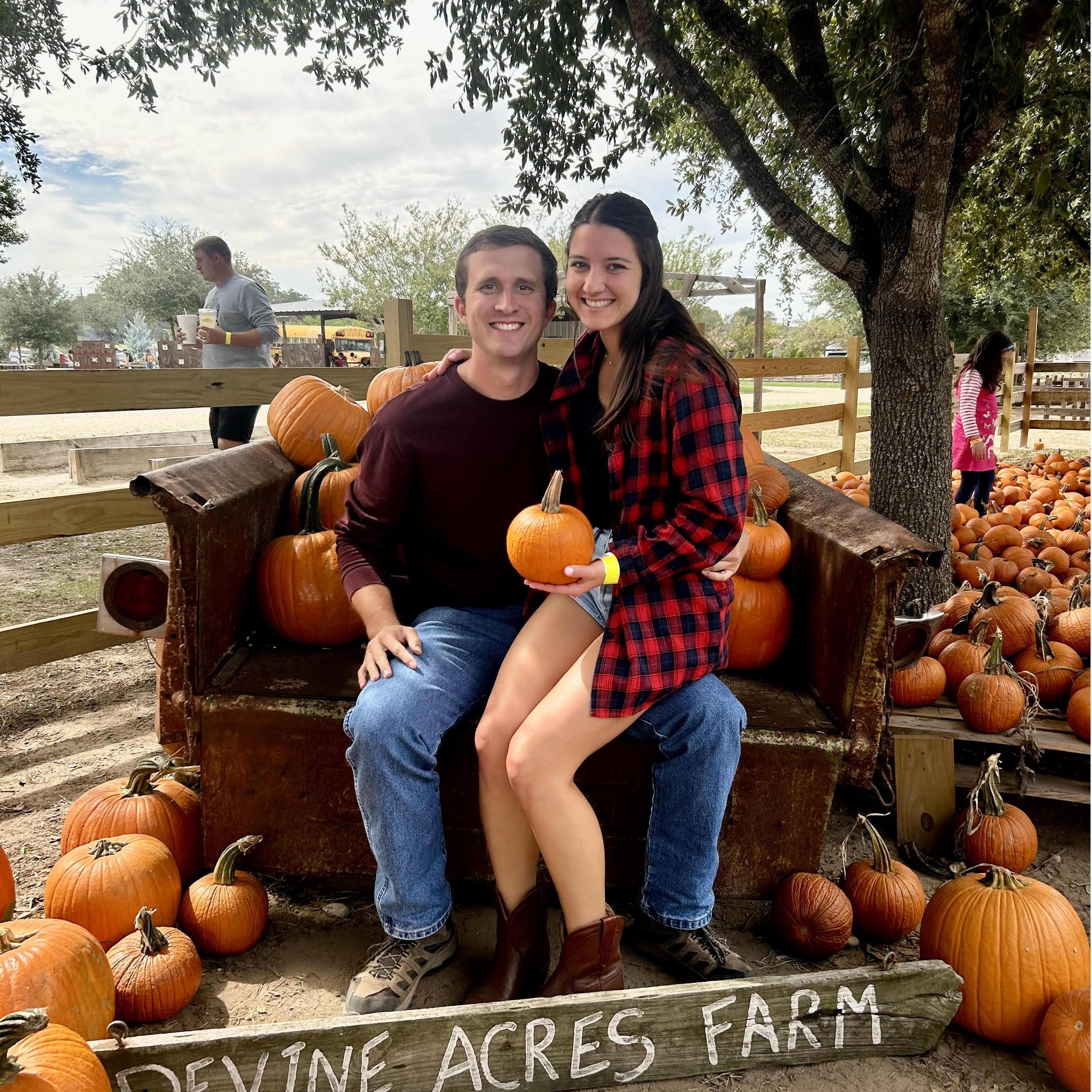 October 8, 2023 - A day at the pumpkin patch at Devine Acres Farm in Devine, TX