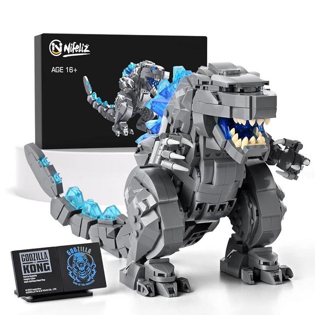 Nifeliz Gvdzilla, King of Monsters Display Set, Dinosaur Model Toy for Adult Gift Giving (853 Piece)