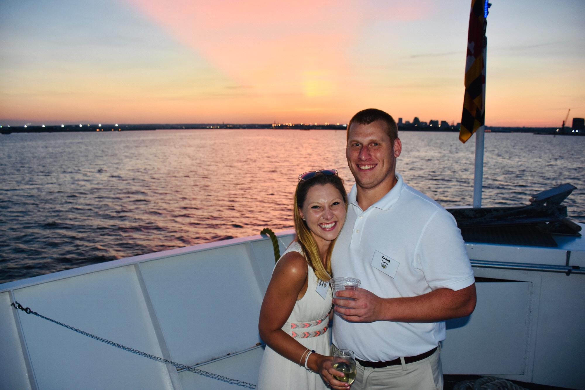 A dinner cruise for Craig’s work