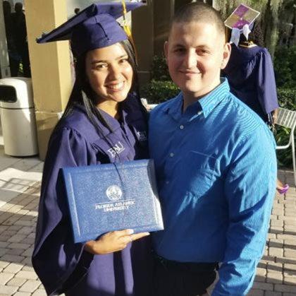 Undergraduate graduation in 2018-always supporting each other's accomplishments