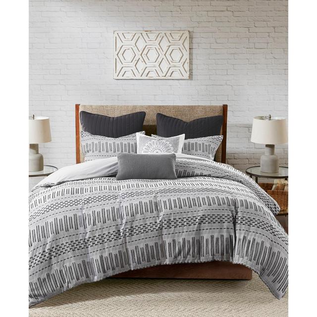 INK+IVY Rhea 3 Piece Duvet Cover Mini Set, Full/Queen