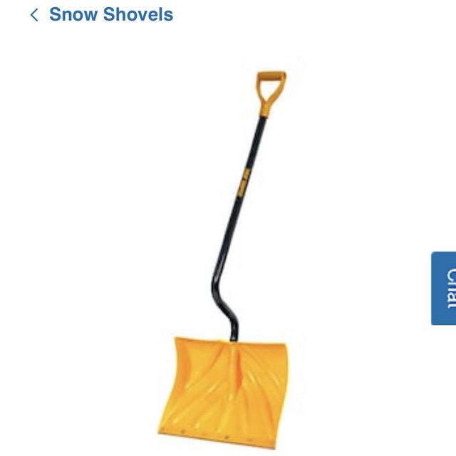 True Temper 18-in Poly Snow Shovel with 38-in Steel Handle