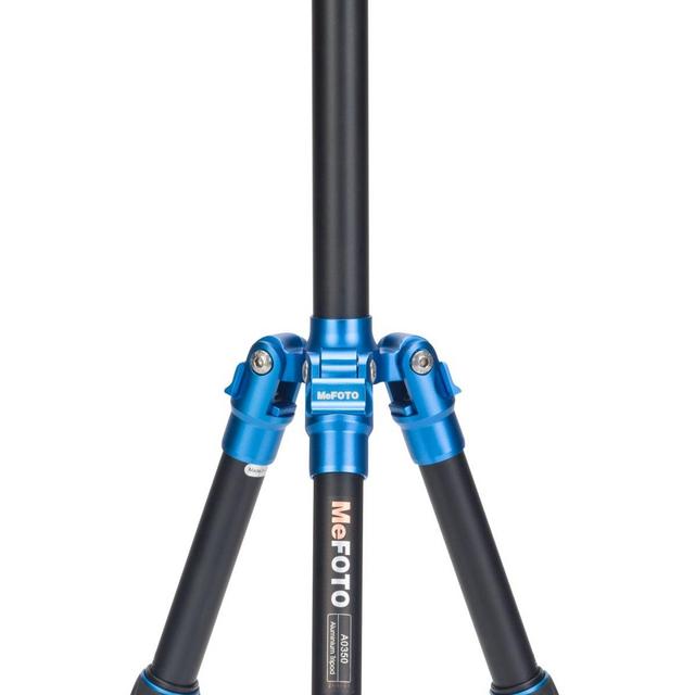 MeFOTO Classic Aluminum Backpacker Travel Tripod Kit - Blue (A0350Q0B)