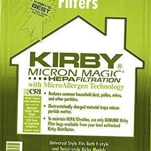 Kirby Part#204808 / 204811 - Genuine Kirby Style F HEPA Filtration Vacuum Bags for Sentria Models - 6/Package, Sentria®, for units built on 2009 and later