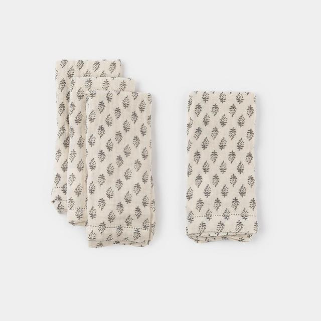 Floral Pattern Napkins S/4