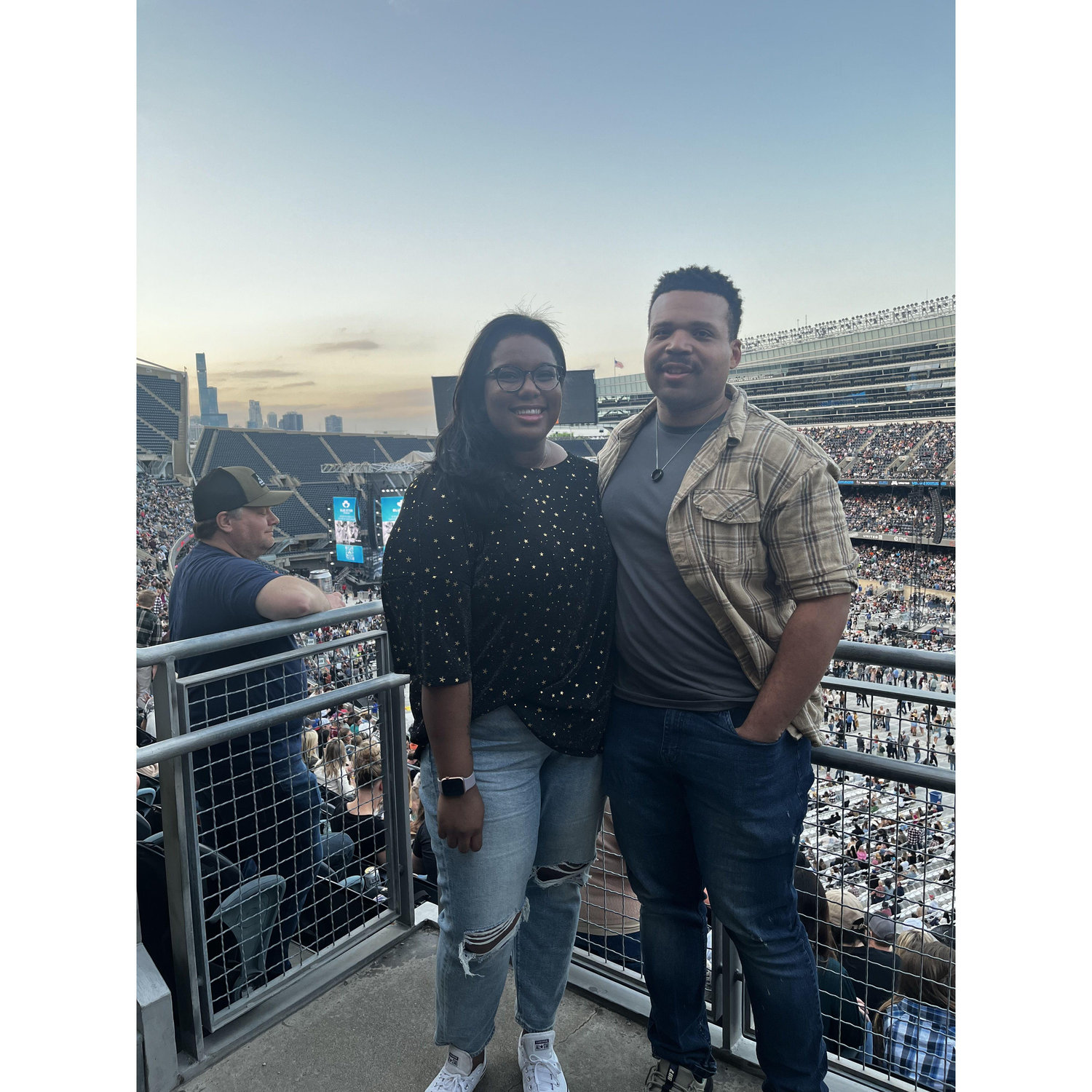 Our first concert together was Luke Combs in Chicago
