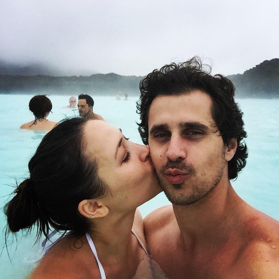 Blue Lagoon in Iceland. Our first international trip together.