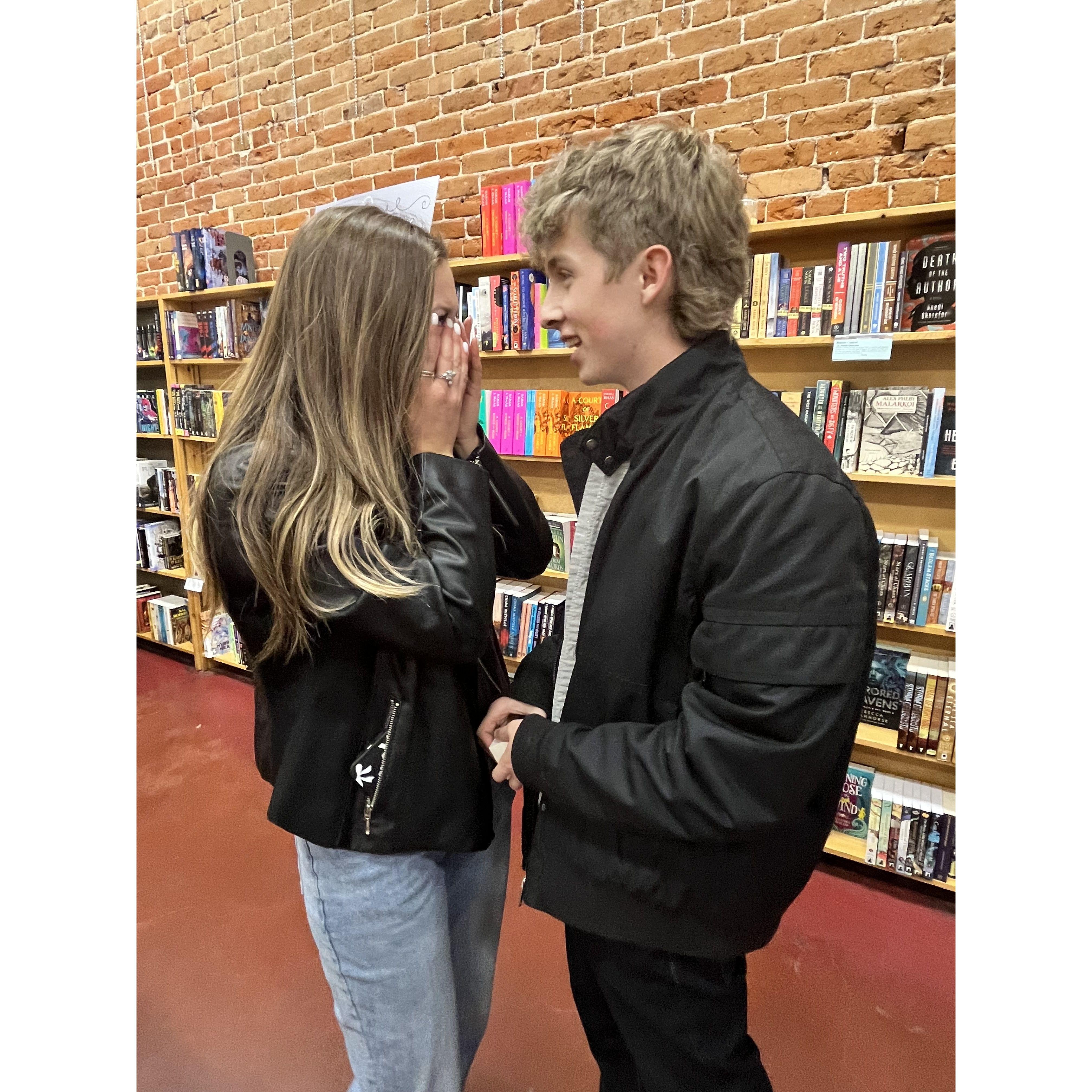 March 14th, 2025 - He got down on one knee!!