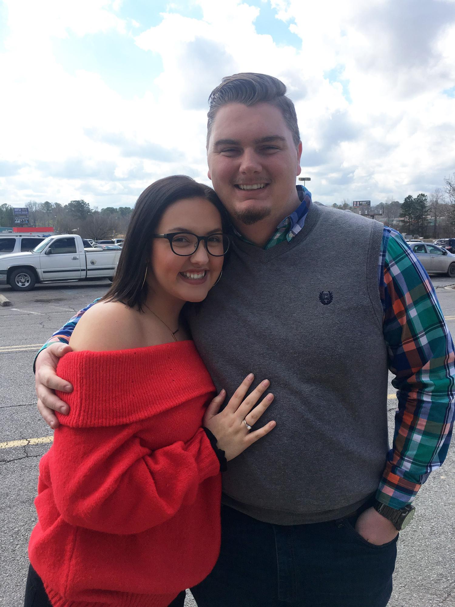 First picture as boyfriend and girlfriend. February 2019.