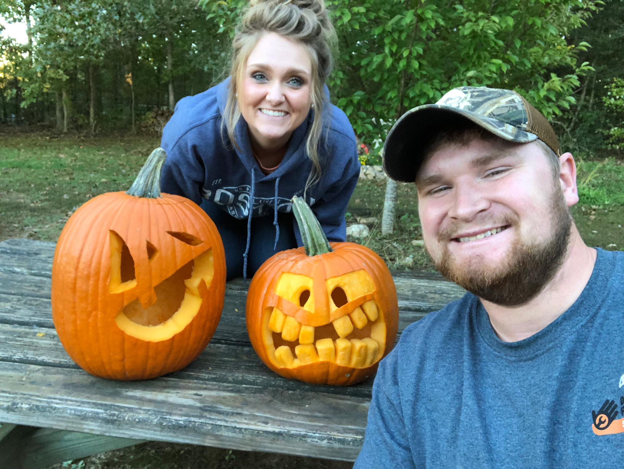 Carving some pumpkins!
Louisa, VA 2018