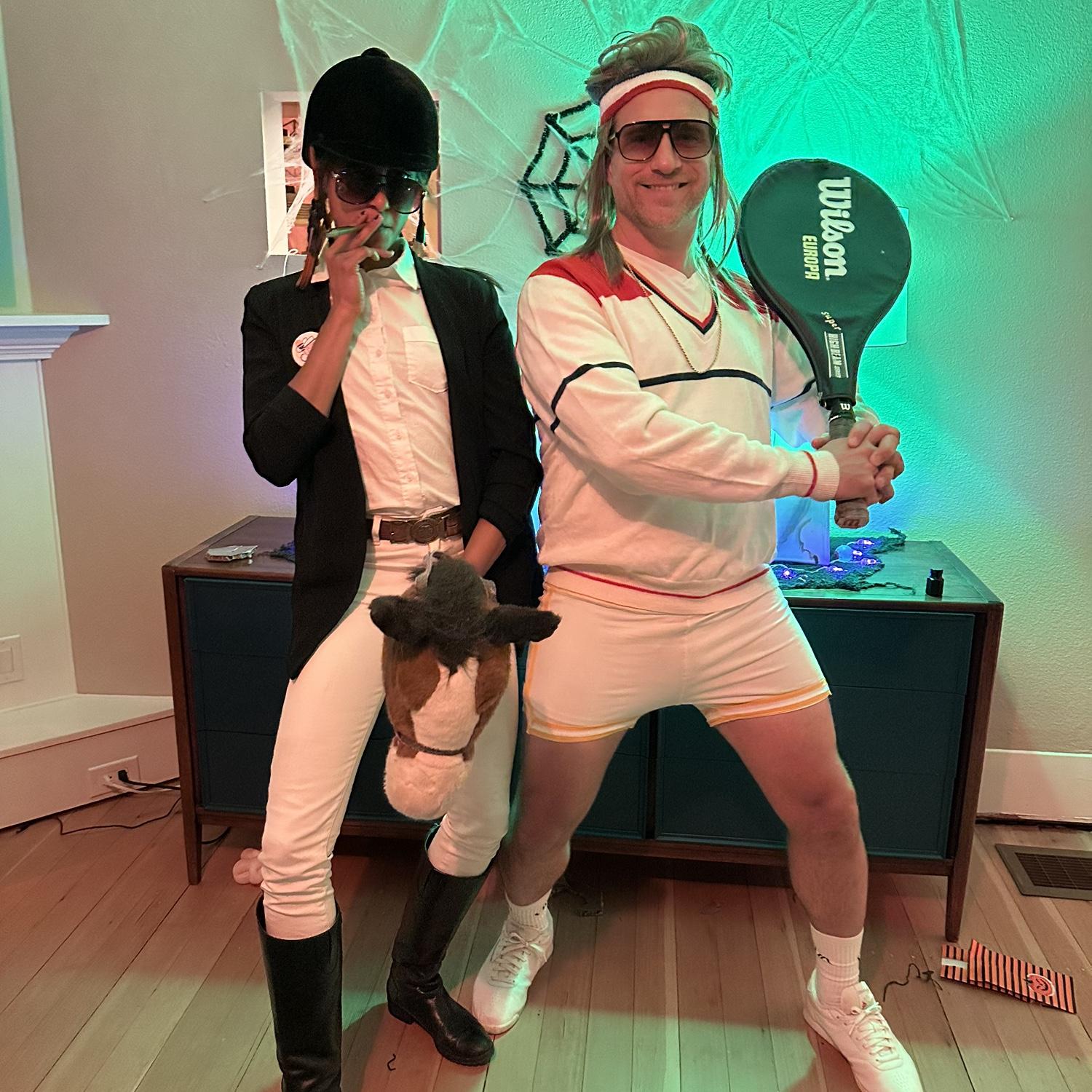 Snoop and some 80's tennis star.
