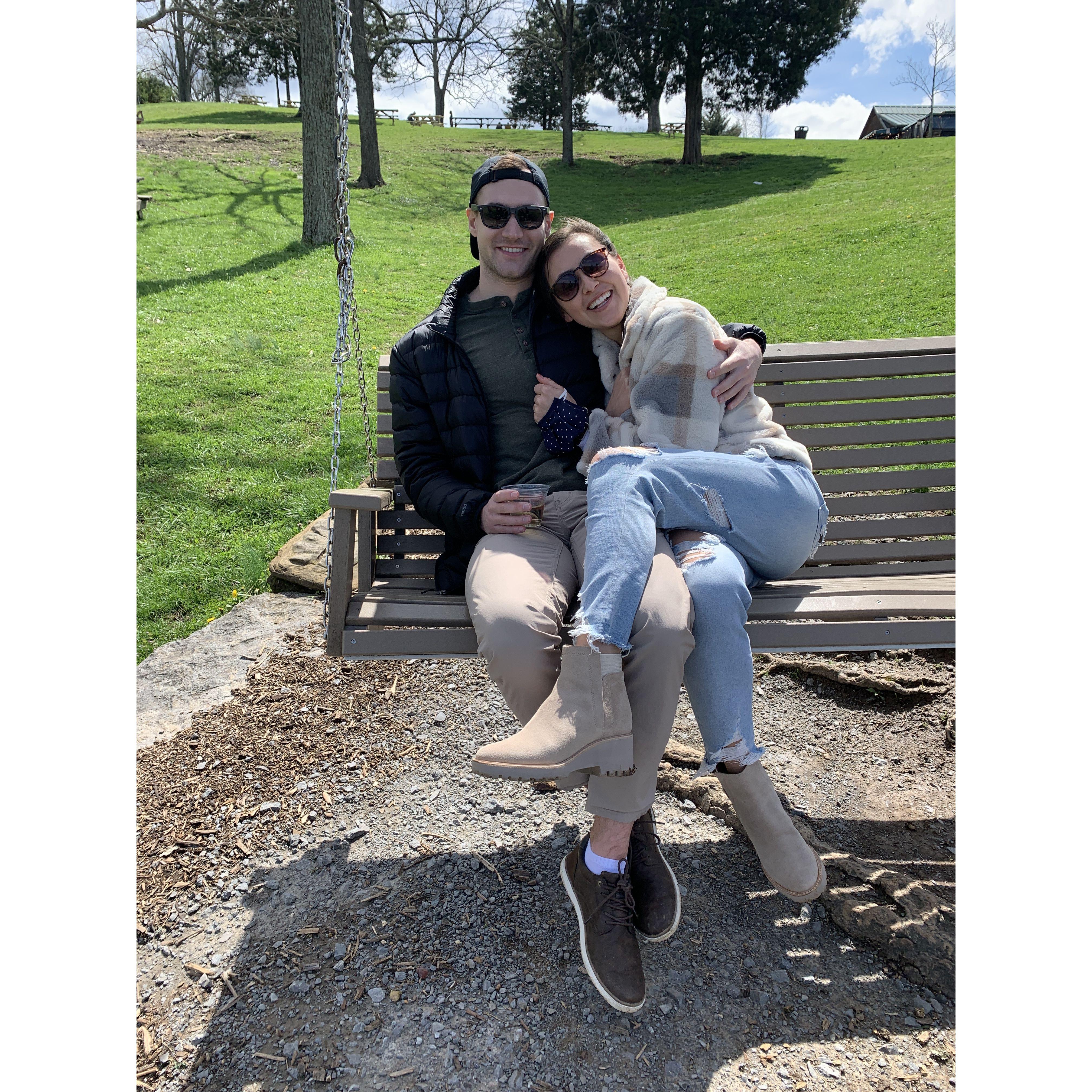 First real photo together @Arrington Vineyards