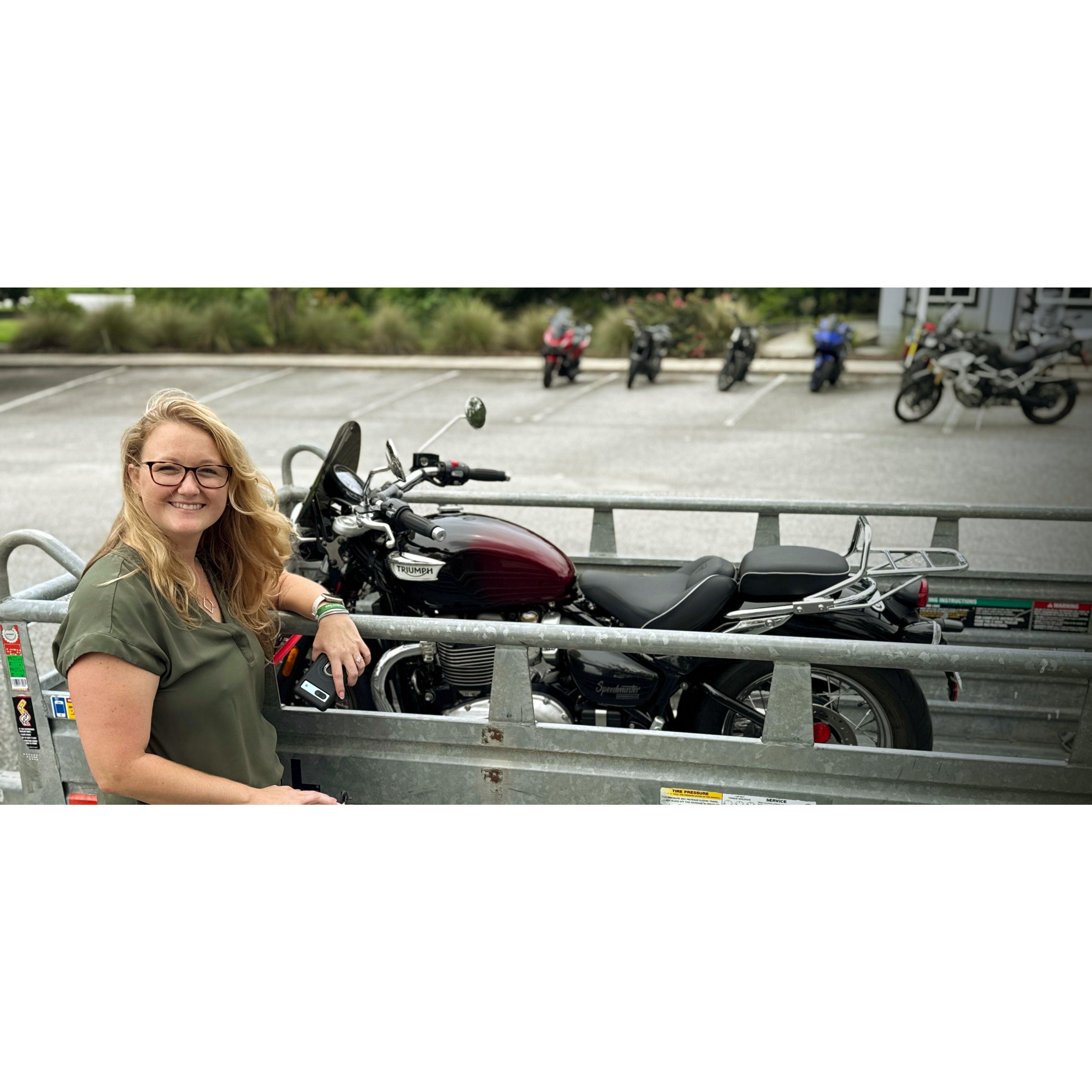2024 Triumph Bonneville Speedmaster Stealth Edition..and she's all mine!