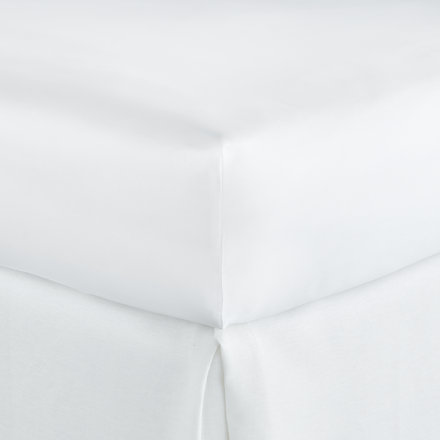 Peacock Alley Soprano Sateen Fitted Sheet, Platinum