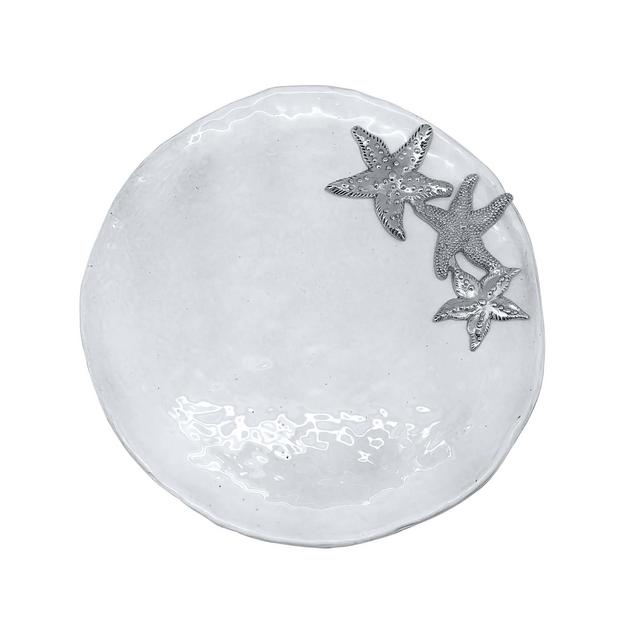 Starfish Ceramic Round Platter