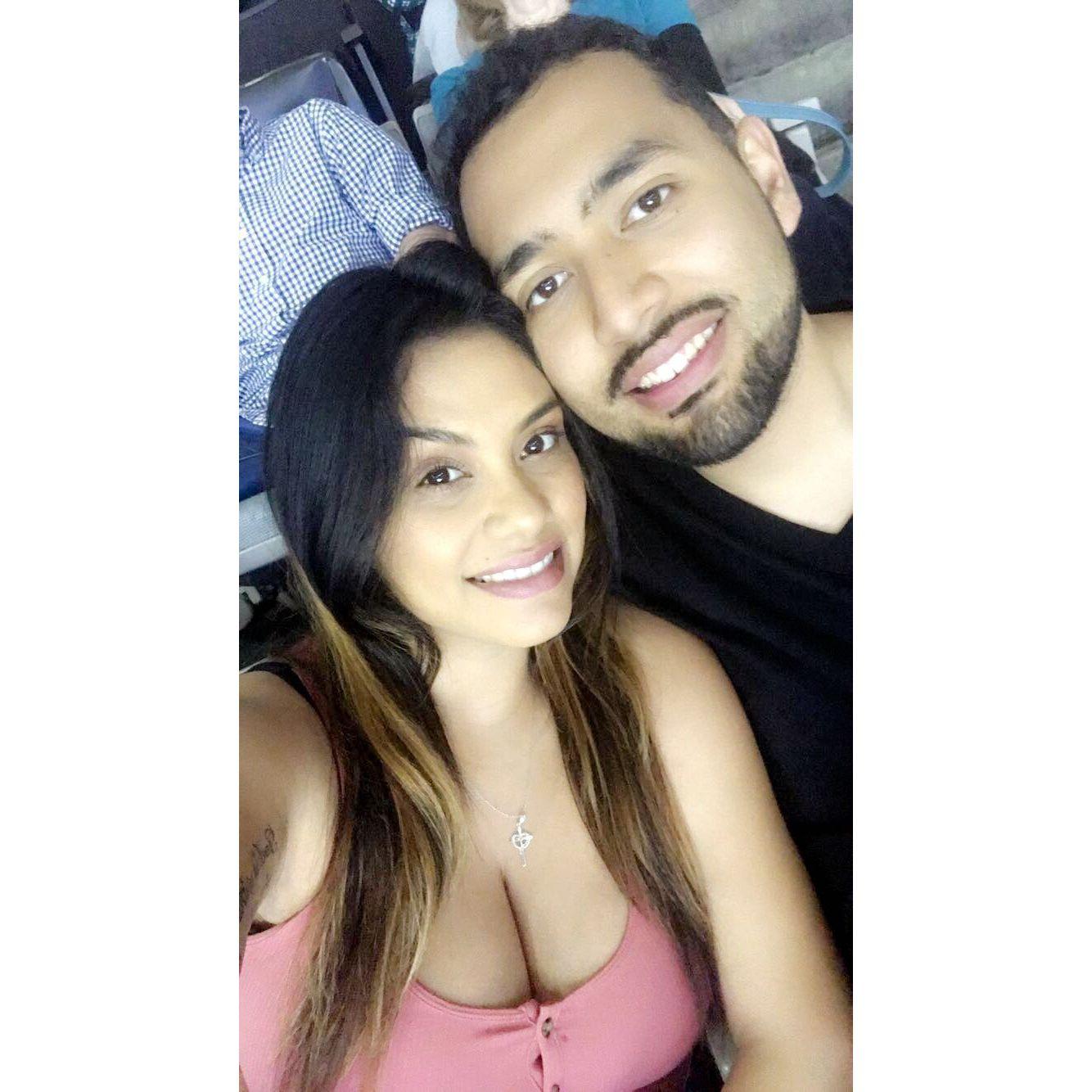 At the Sharks game