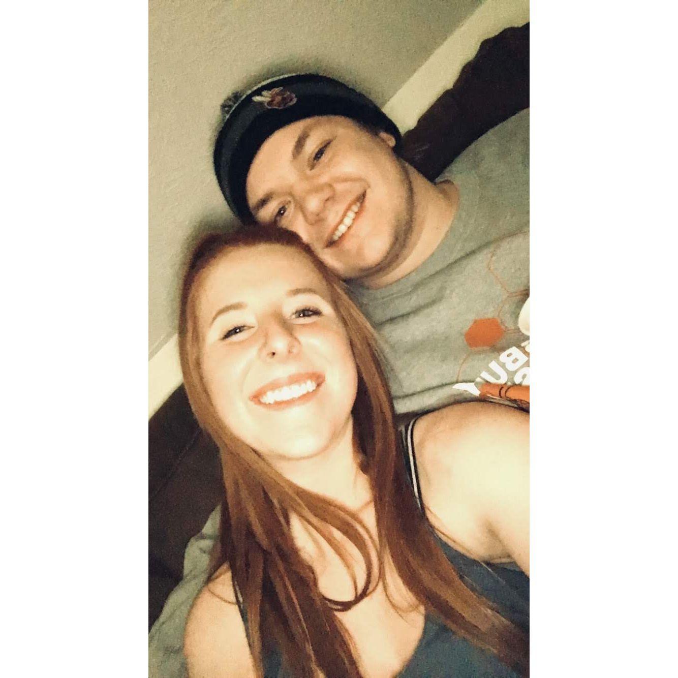 Our first photo together!