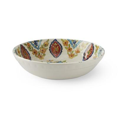 Iznik Tile Melamine Bowls, Set of 4