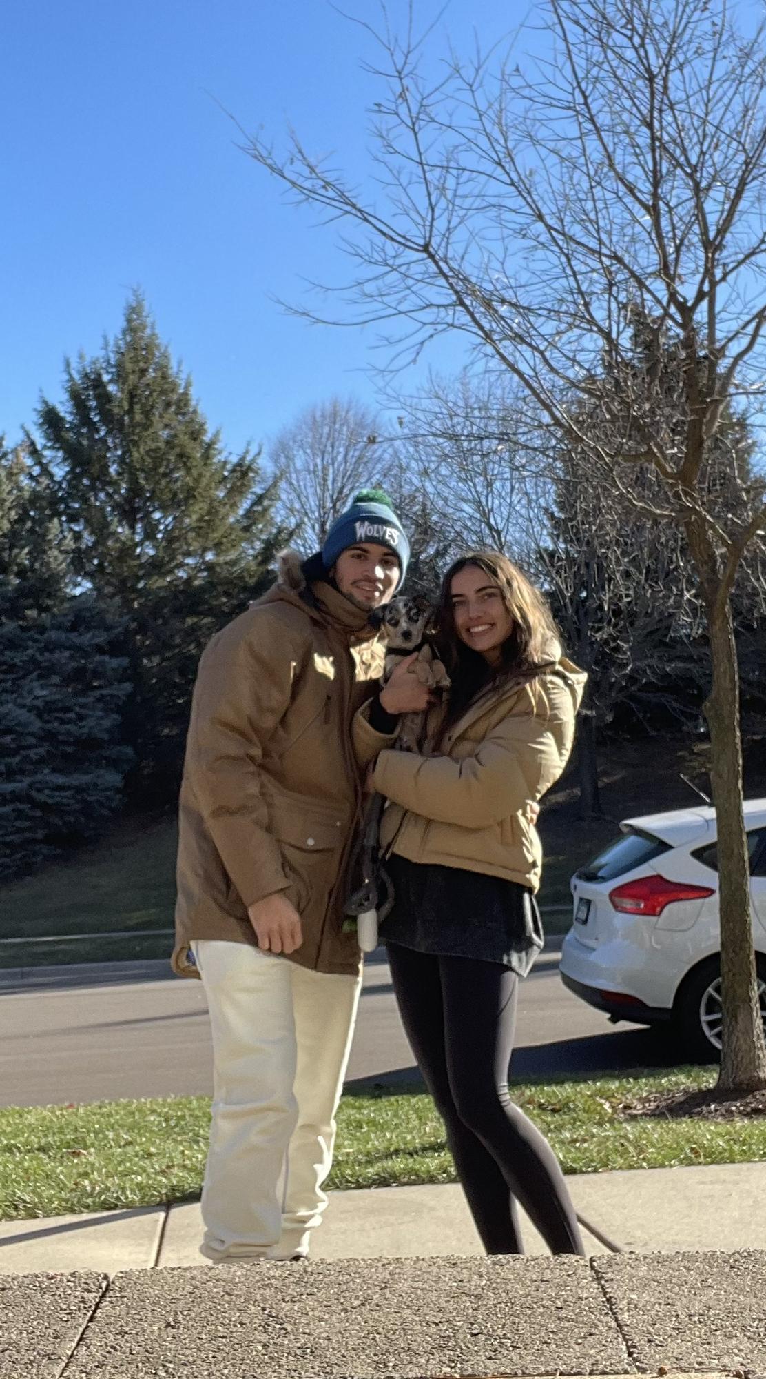 Our first walk with Kuzzie!! 11.25.2021