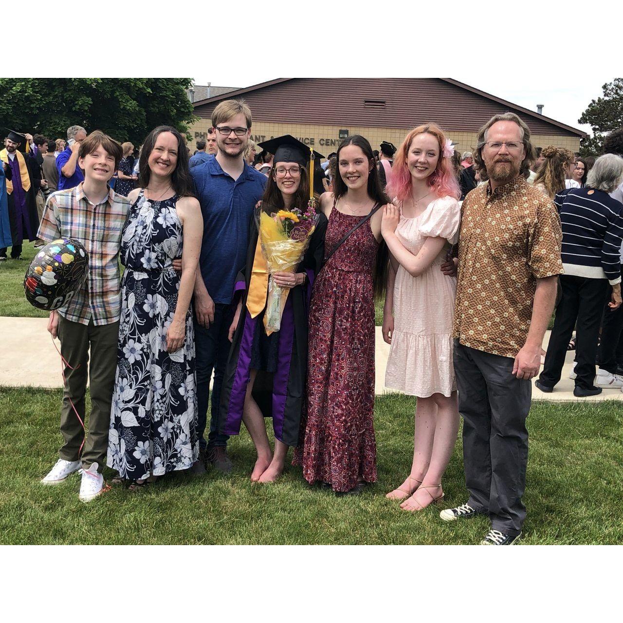 May 2022: Gwynneth's graduation