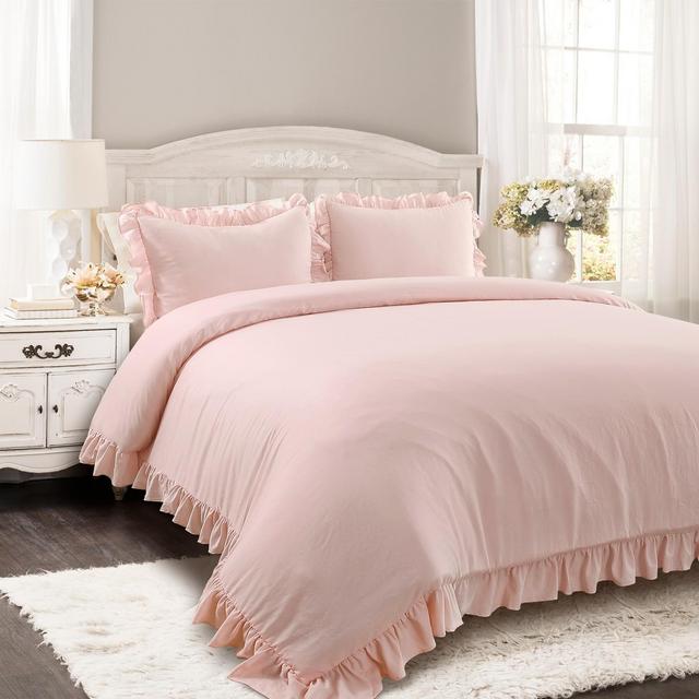 3pc Full/Queen Reyna Comforter Set Blush - Lush Décor