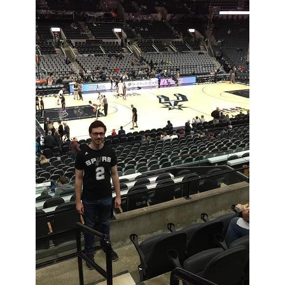 GO SPURS GO! We were lucky enough to see the dream team play! Duncan, Ginobili, Parker, and Leonard.