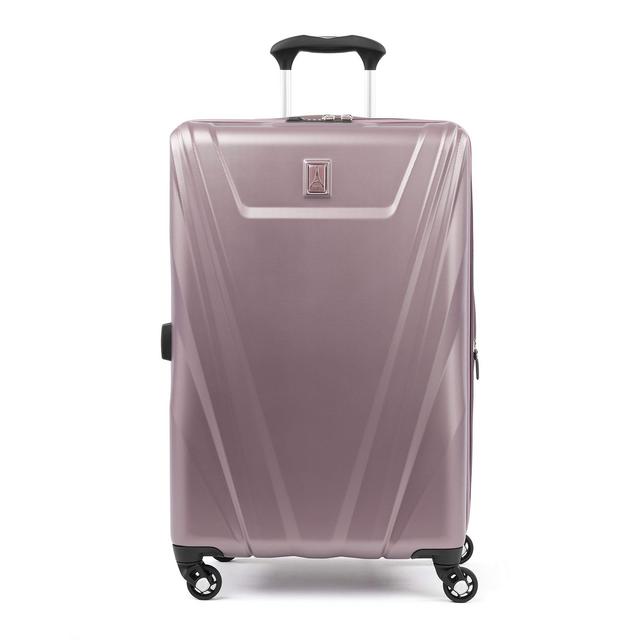 Travelpro Maxlite 5 Hardside Spinner Wheel Luggage, Dusty Rose, Checked-Medium 25-Inch