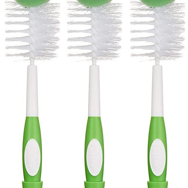 Amazon Brand - Mama Bear Bottle Brush (Pack of 3)