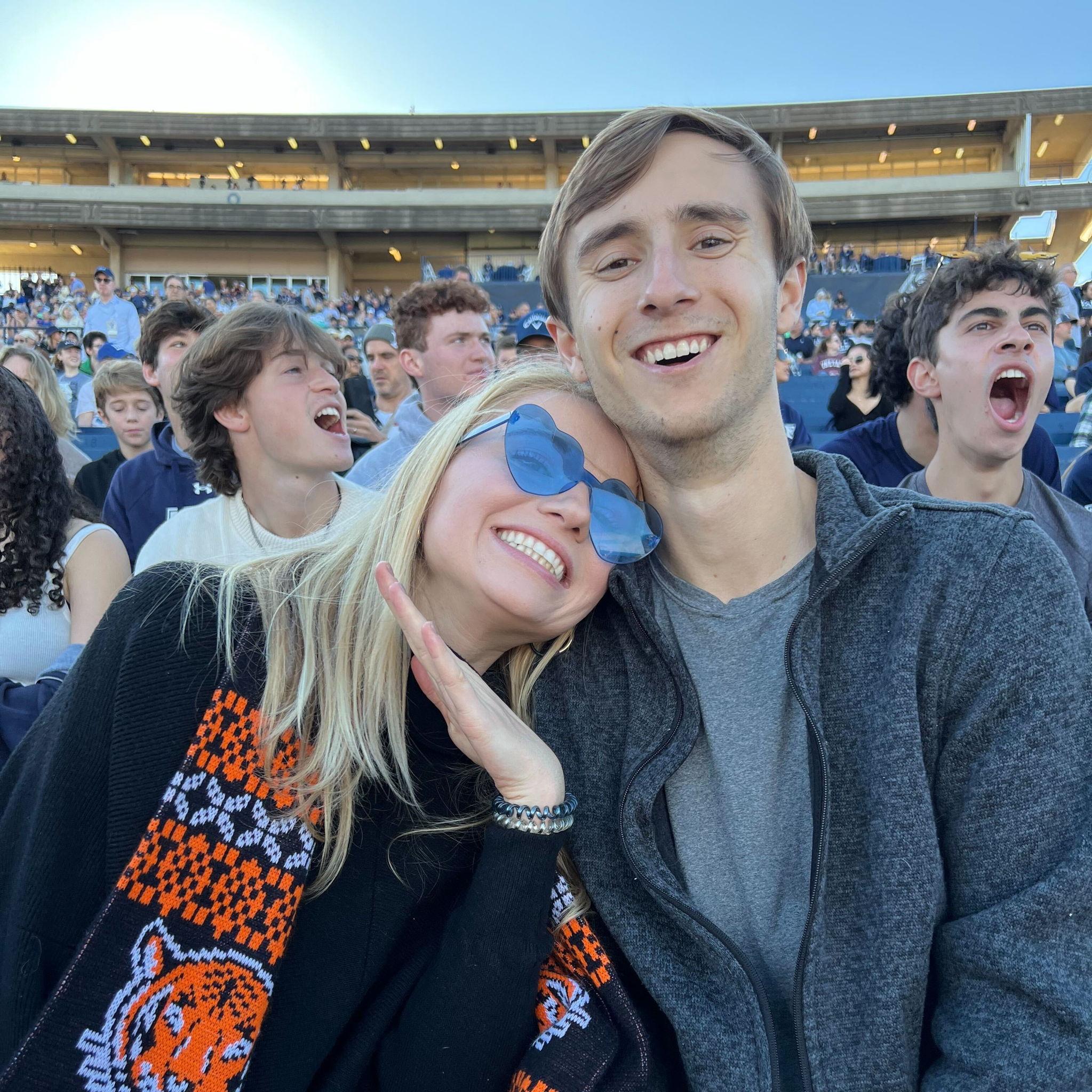 November 12, 2022. Carson's family comes to visit Boston and we all head to a Yale game.