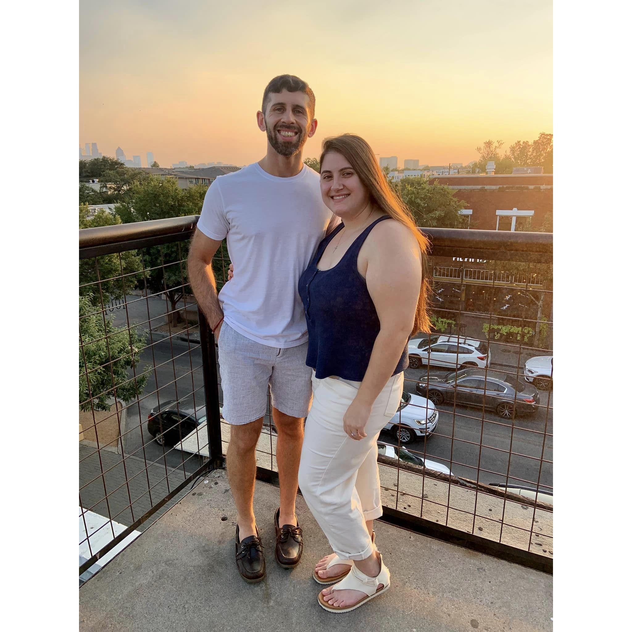 2023: Sunset views over the city.