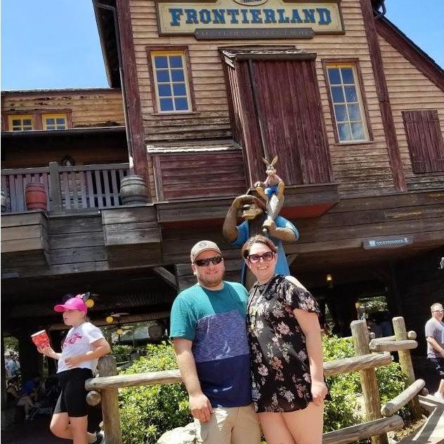 Chris asked a nice gentleman to snap this picture of us right before we were to head onto my favorite ride, Splash Mountain. Little did I know that this would be the place where Chris proposed.