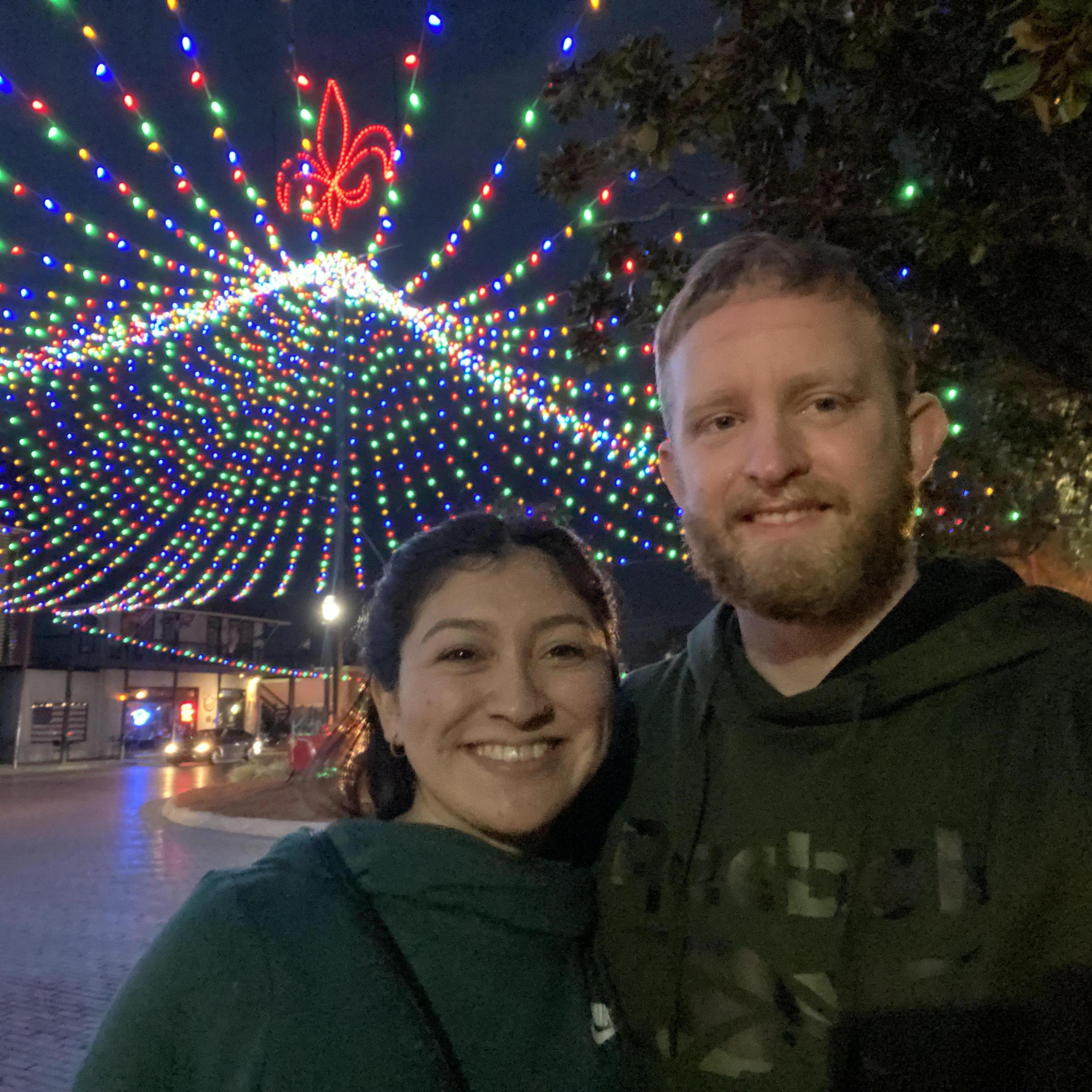 Christmas in Natchitoches
City Louisiana right by the cane river. Admiring all the pretty lights and decorations.