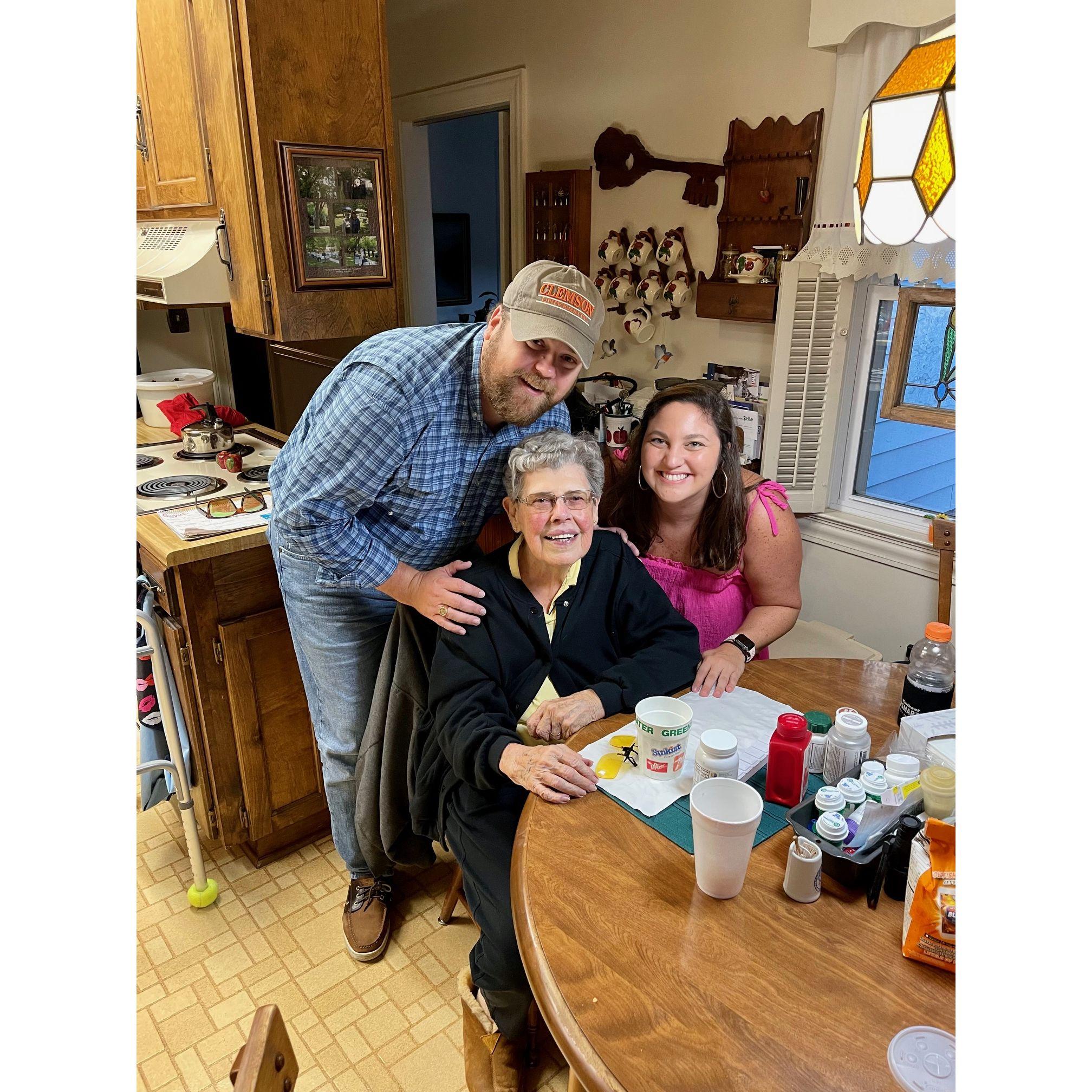 We love Brandon's grandma Helen!