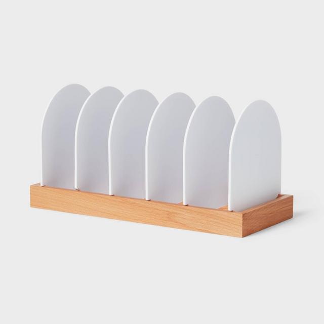 Wood Cookware Organizer White - Brightroom™