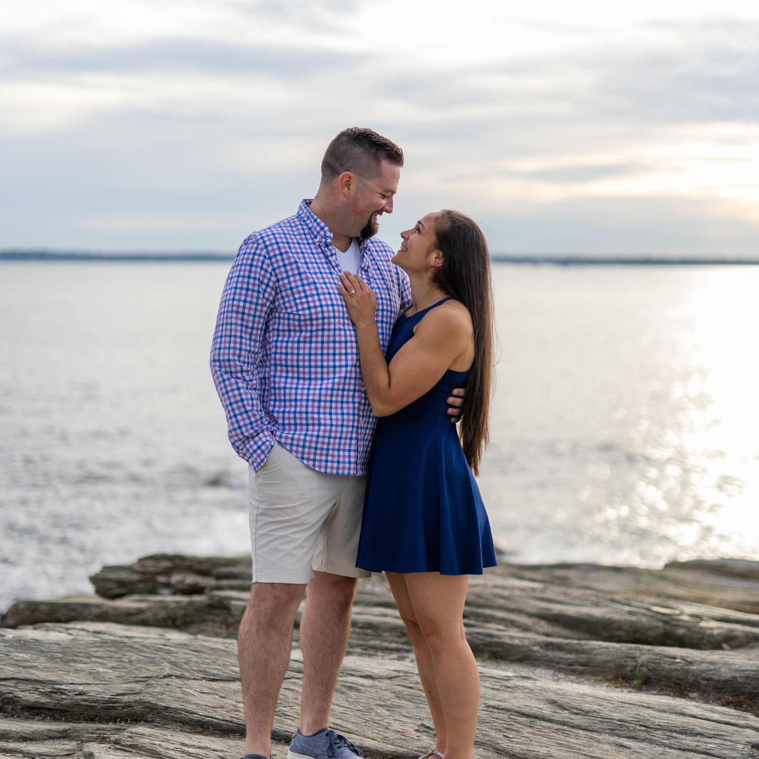 More photos from our engagement photo shoot at Beavertail State Park 09.27.25